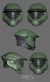 Renders of the Mark V(B) helmet for Halo Infinite.