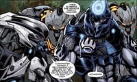 A white Zealot conversing with Jul 'Mdama in Halo: Escalation Issue 15.