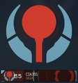 The Reclaimer emblem and banner in Halo 5 in its original default colors.