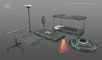 A render of the landmine asset created for Halo: Reach.