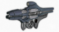 A render of the plasma launcher.