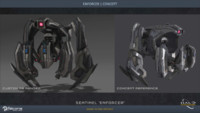 Concept art of the Enforcer for Halo: Outpost Discovery.