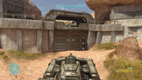 HUD of the M808C Scorpion in Halo 3.