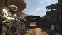 An early Halo 3 multiplayer Spartan on High Ground.