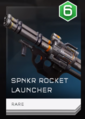 SPNKr Rocket Launcher REQ card.