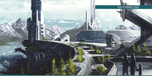 New Alexandria as seen in the Halo: Fleet Battles books