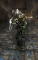 Concept art of the Arbiter and the Master Chief, later included on the Halo 3 Zune.