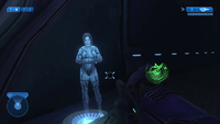 Cortana in Halo 2: Anniversary.