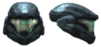 Overview of the Mark V[B] helmet in-game.