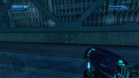 HUD of the plasma rifle of the plasma rifle.