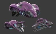 Halo 2: Anniversary concept art of the Phantom.