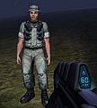 The Hidden Marine on 343 Guilty Spark in Halo: Combat Evolved