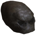 The skull of a Jiralhanae in the Halo 3 campaign level Cortana.