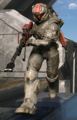 A Spartan wearing the CQB helmet.