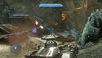 HUD of the M808C Scorpion in Halo 4.