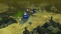 An Antlion on the map Crevice in an early build of Halo Wars.