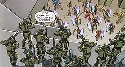 Red Team during Fall of Reach from Halo: Fall of Reach - Invasion.