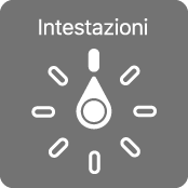 Controllo rotore con l'ago rivolto verso l'impostazione delle intestazioni