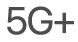 The 5G  status icon.