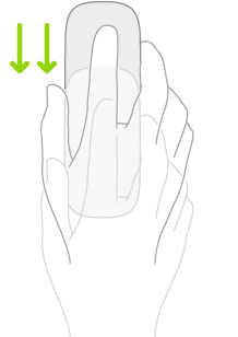 Illustration symbolisant l’utilisation d’une souris pour accéder à l’écran d’accueil.