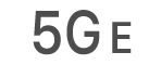 5G E 狀態圖像。