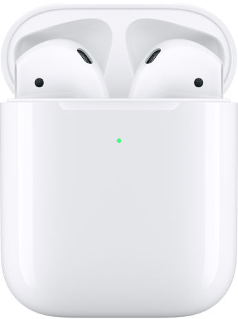 AirPods (الجيل الأول والثاني) في علبة الشحن.