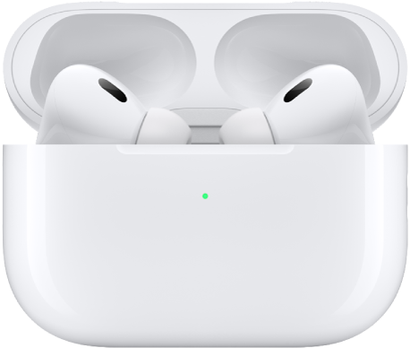 AirPods Pro (generasi ke-2) dalam bekas pengecasan.