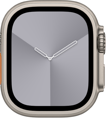 The Gradient watch face, where you can adjust the face color, style, and dial.