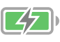 symbolet for batteriopladning