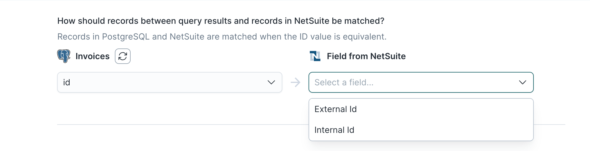 Record matching in the Hightouch UI