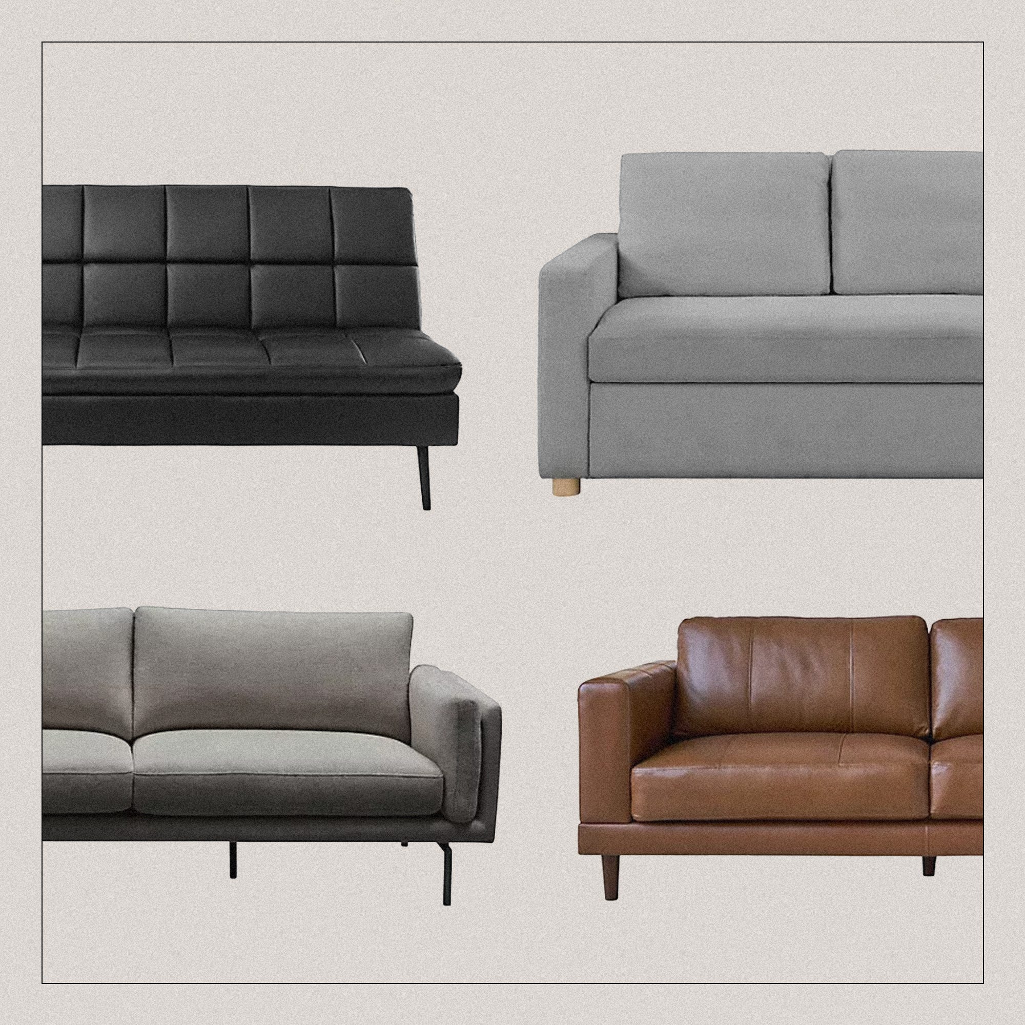 a group of couches