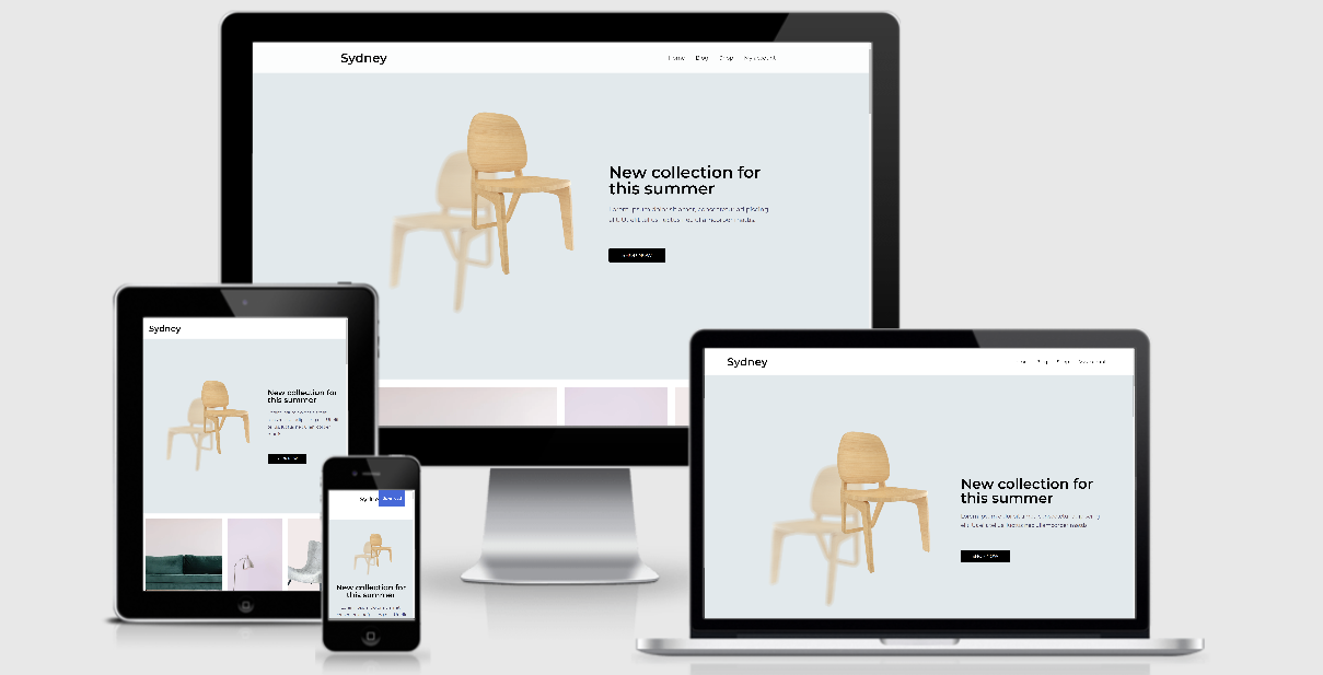 the responsive design of Sydney theme