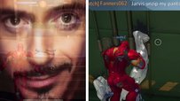 Two examples of Lobotomy Iron Man clips from Marvel Rivals hero shooter. 