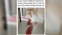 Tumblr User Insists That A Red Painted Hallway In A Hospital Doesn't Necessarily Look Like Blood, Sparking Memes