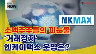 소액주주들의 피눈물 '거래정지' 엔케이맥스 운명은? #팜이데일리