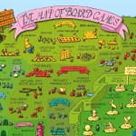 An Informative Illustrated 'Map of Board Games' Categorized By Theme