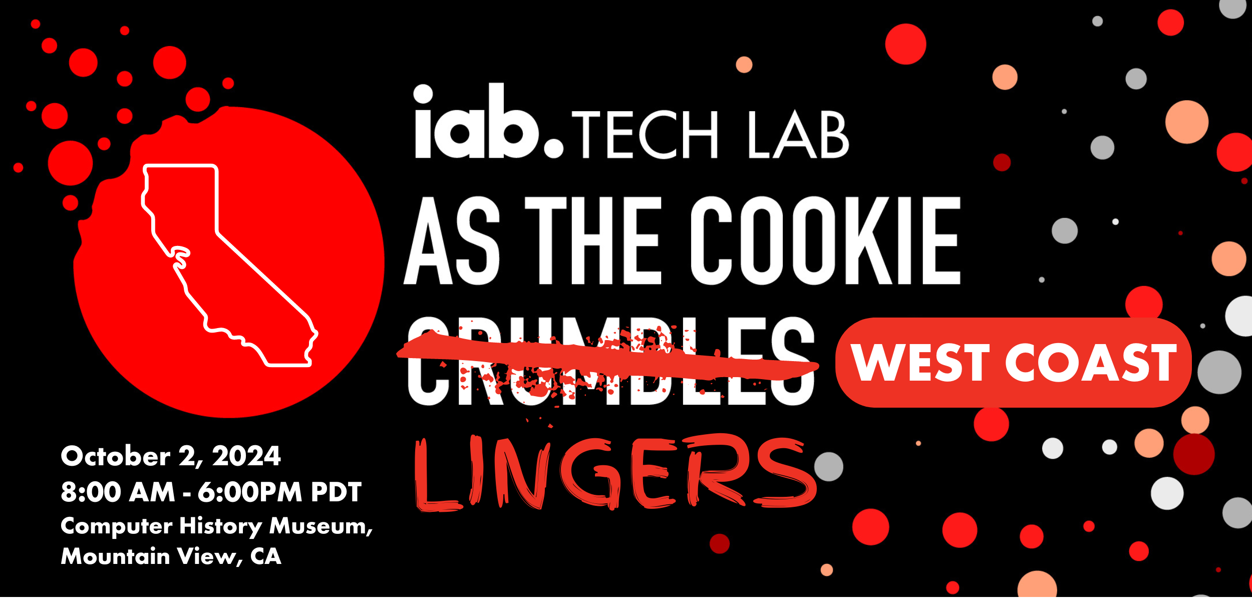 IAB Tech Lab As the Cookie Lingers event October 2 in Mountain Views, CA