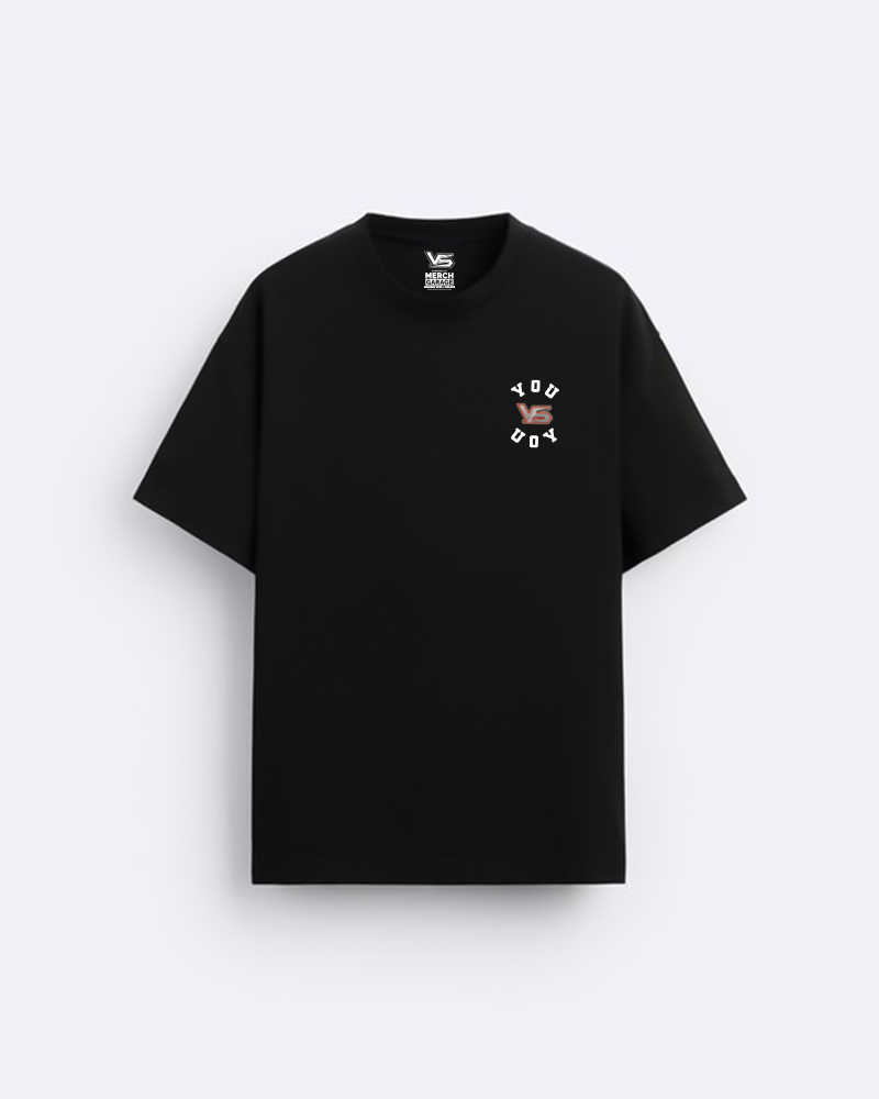 You vs You Black Oversized Tshirt (FnB)