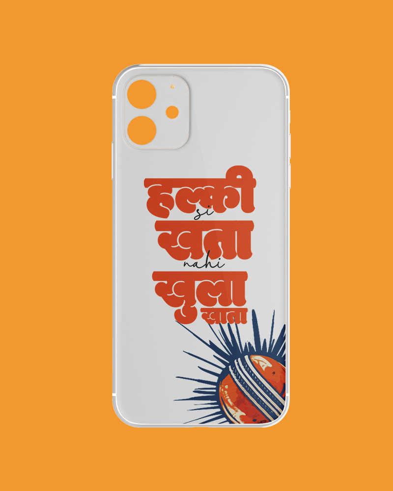 Halki Si Khata Phone Cover - White