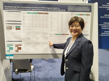 라선영 연세암병원 교수 "키트루다 병용, HER2 음성 위암 생존기간 드라마틱하게 늘려"