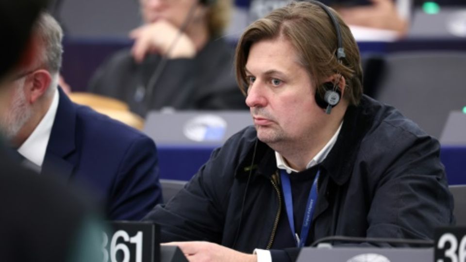 AfD-Spitzenkandidat Maximilian Krah im EU-Parlament