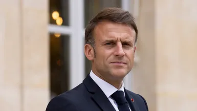 Emmanuel Macron à l'Élysée à Paris, le 20 juin 2024.