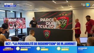 RCT: le club veut croire à la "rédemption" de Melvyn Jaminet