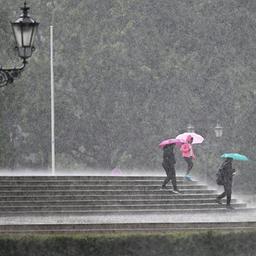 Regen an der Siegessäule Berlin