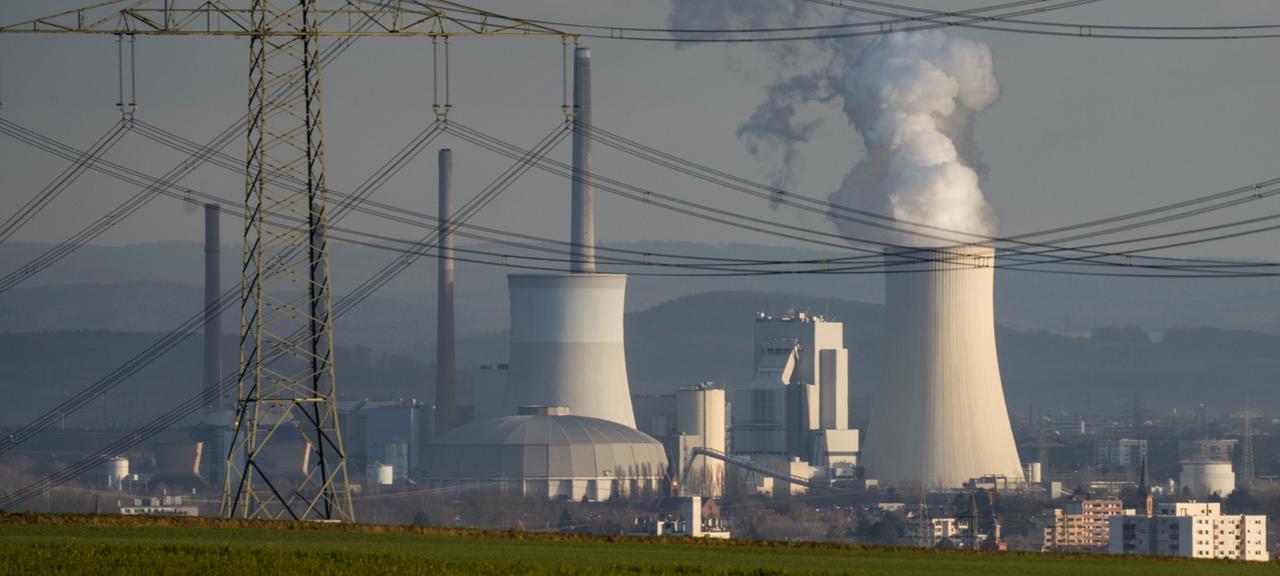 Das Kohlekraftwerk Niederdorfelden in Hessen