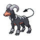 Imagen de Houndoom macho en Pokémon Platino