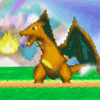 Charizard usando lanzallamas