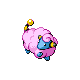 Imagen de Mareep variocolor macho o hembra en Pokémon Platino