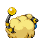 Imagen posterior de Mareep en la tercera generación