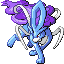 Imagen de Suicune en Pokémon Rojo Fuego y Verde Hoja